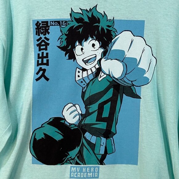 My Hero Academia Men's Size Large Long Sleeve T-Shirt EUC men's top - Picture 2 of 7